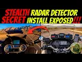 Ultimate Stealth Radar Detector Install Uniden R4 BMW K1600 Touring Motorcycles