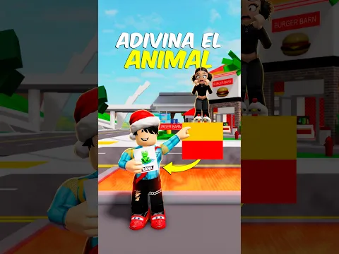 MI AMIGA DEBE ADIVINAR EL ANIMAL en ROBLOX 😂 #roblox #brookhaven #robloxbrookhaven