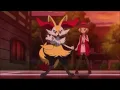 Fennekin evolves into Braixen Pokemon XYZ