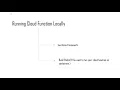 Deploy Cloud Functions Locally Part 2