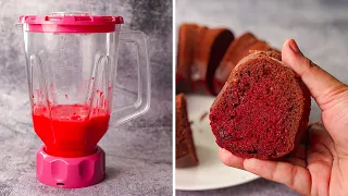 Download Red Velvet Cake in Blender | Red Velvet Sponge Cake Recipe Without Oven | Yummy MP3