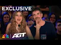 The Judges react to Simon Cowell s lost voice AGT 2023