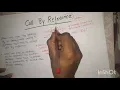 Passing array to function Call by reference