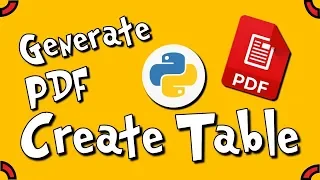 Generate PDF with Python - ReportLab