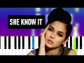 Download Lagu Maggie Lindemann - She Knows It (Piano Tutorial)