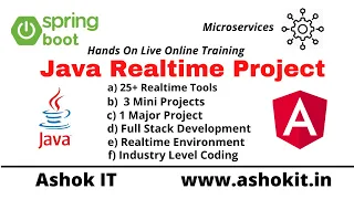 Java Realtime Project Online Training By Ashok Class - 03 Ashok IT