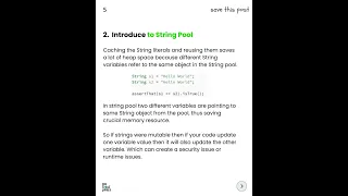 Core Java - Why String is immutable in Java
