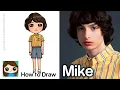 How to Draw Mike Wheeler Stranger Things