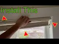 Cordless Mini Blinds Installation DIY