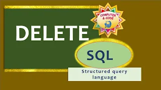 DELETE SQL learn SQL programming in 30 days low fees of 3000