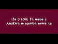 Phyno ft Olamide - Ojemba (Official Lyrics)