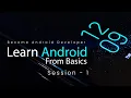 Android Tutorials for Beginners session 1 Learn Android step by step Freshersworld