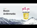 Basic Math with p5 js