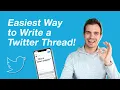 Download Lagu How to Write a Twitter Thread (in less than 2 Minutes)