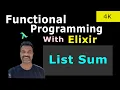 25 - List Sum Module Attributes Typespec in Elixir Full Course