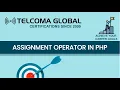 10 PHP Tutorial Assignment Operators
