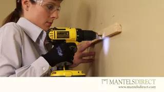 Wooden Mantel Shelf Installation MantelsDirect com