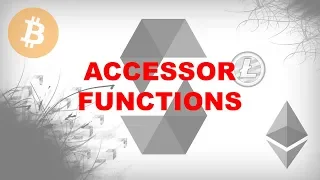 Accessor Functions Create Blockchain Applications Using Solidity
