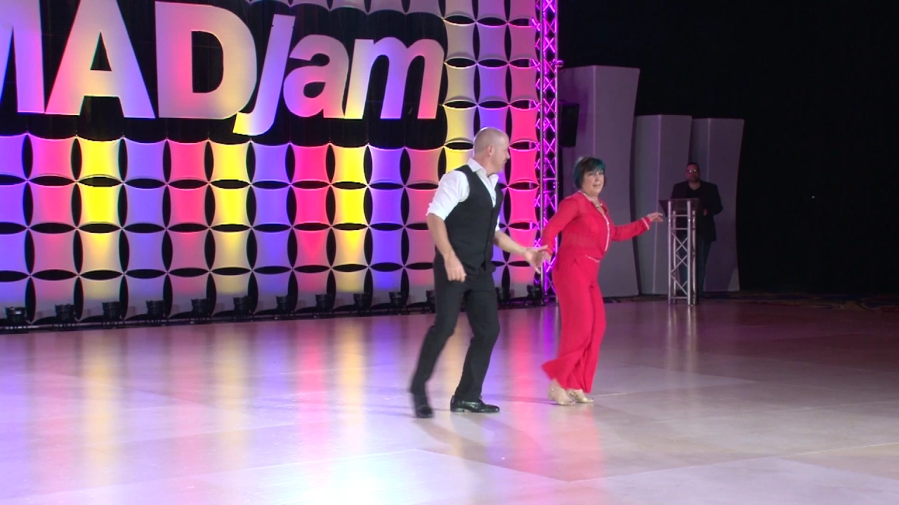 MADjam 2017 Pro Am Spotlight Follower Michele Fischer with Robert Royston