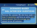 SQL Tutorial - Scenario based SQL Interview questions Join 3 Tables