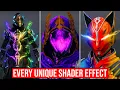 Almost EVERY Unique Shader Effect Armor Interaction In Destiny 2