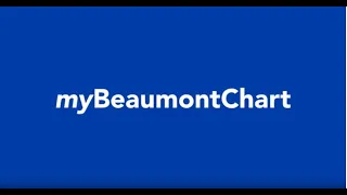 How to activate myBeaumontChart
