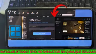 HOW TO INSTALL STEAM AND EPIC GAMES ON WINLATOR ON ANY CELL PHONE, EASY WAY!
