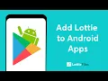 How to add Lottie Animations to your Android app 2 minute simple demo