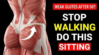 Weak Glutes After 50? STOP Walking & Do This Sitting Exercise #doctorbytes