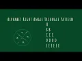 94 Alphabet Right Angle Triangle Pattern without any pre-defined method using while loop in Python