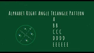 94 Alphabet Right Angle Triangle Pattern without any pre-defined method using while loop in Python