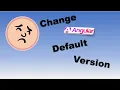 Change Angular Default Version
