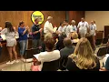 Team KS Unified Soccer Team Certificate of Achievement presentation