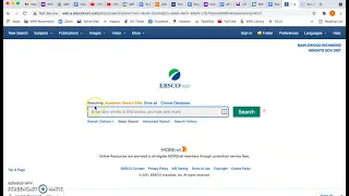 EBSCO Database Access
