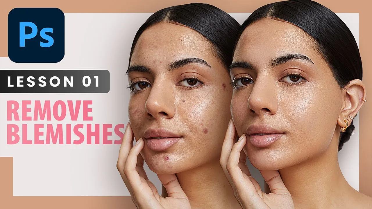 Remove Blemishes, Lesson 1 of the Photoshop Retouching course