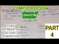 CODE OPTIMIZATION in compiler design CODE GENERATION in compiler design code optimization techniques