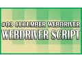 Cucumber JVM Selenium WebDriver 03 WebDriver Script Tutorial QAShahin