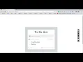 To do List by Coding ninjas Skill Test Project