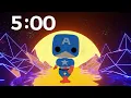 5 Minute Countdown Timer - Hero Dance