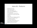 Introduction to java 11 JDK version 11 Features in Java 11 JDK 11 Java 11