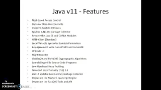 Introduction to java 11 JDK version 11 Features in Java 11 JDK 11 Java 11