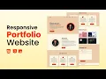 Build and Deploy a Responsive Portfolio Website Using HTML CSS and JavaScript