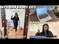WFH VLOG 9-5 work from home day in my life spend my first day of training with me