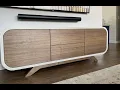 Lagu I Made A Walnut Kerf Bent Media Console