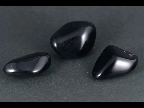 和田峠産黒曜石 原石 磨き 3個セット77g｜天然石 通販キラリ石