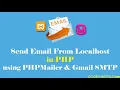 How to Send Email from Localhost using PHP