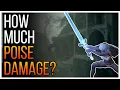 This is how much Poise Damage EVERY SINGLE Weapon does Elden Ring