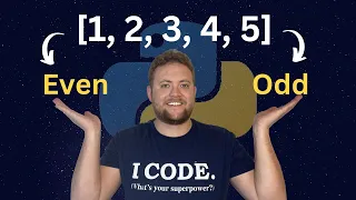 How To Separate Odd And Even Numbers In Python