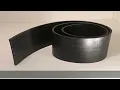 PlowRubber com Heavy Duty Replacement Rubber Snow Deflector 8 Wide X 10 Ft Long