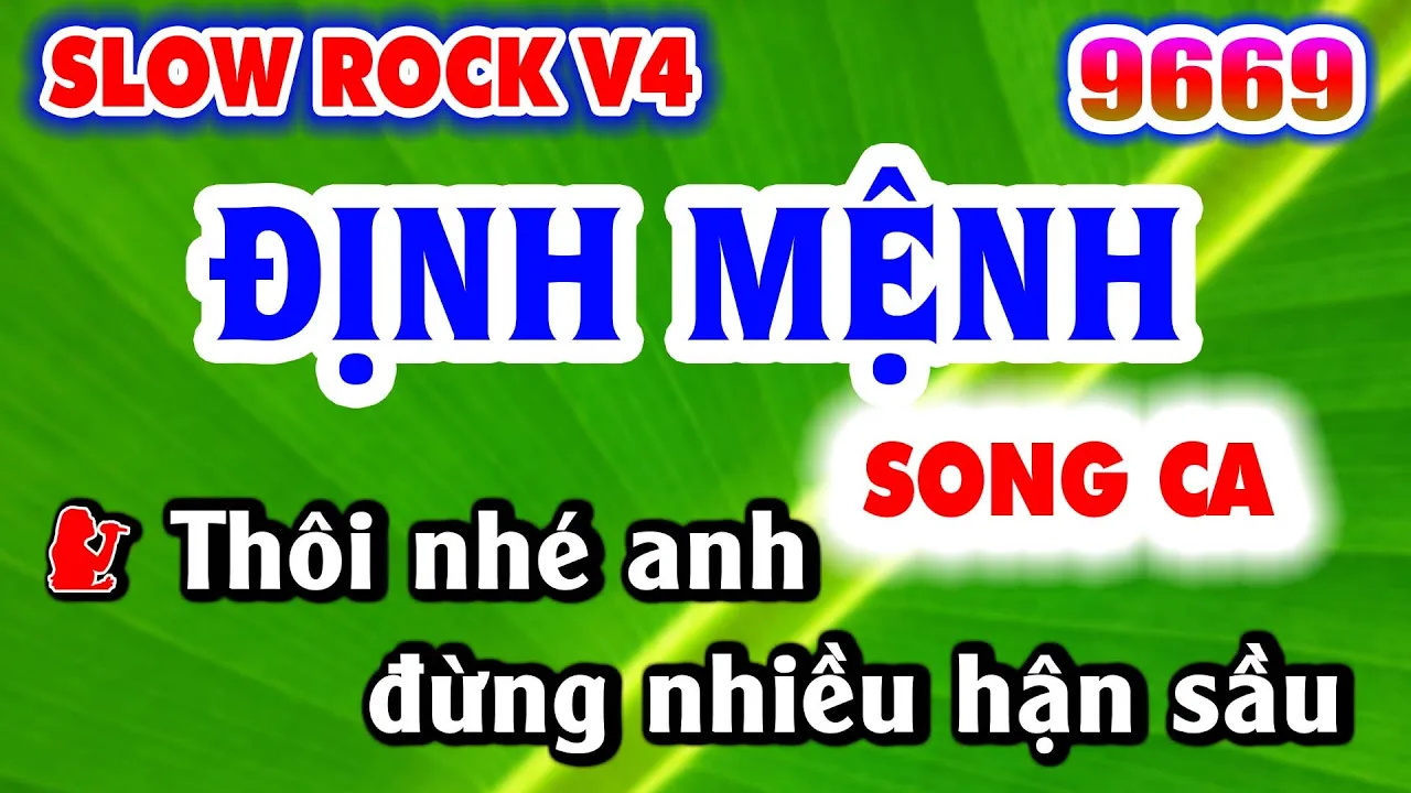 Karaoke ĐỊNH MỆNH Song Ca Nhạc Sống KLA | Karaoke Organ 9669